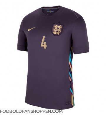 England Declan Rice #4 Udebanetrøje EM 2024 Kortærmet